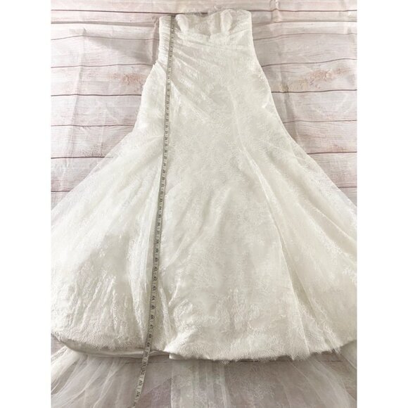 Augusta Jones Women's Jayma Strapless Lace Wedding Dress - 14 - Picture 9 of 17